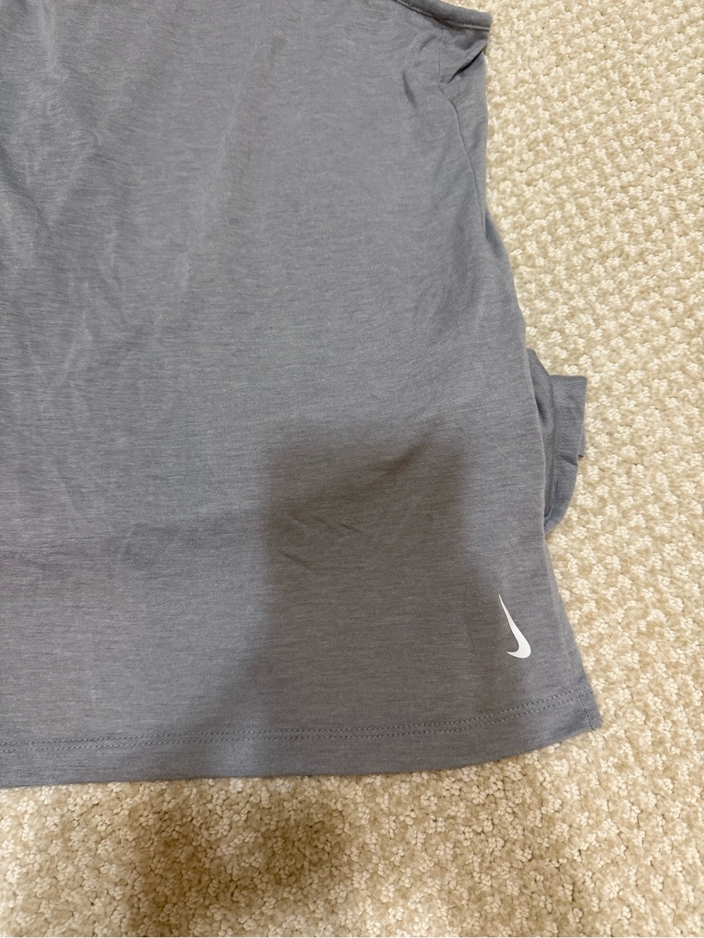 Nike Gray Racerback Performance Tank - Picture 2 of 3